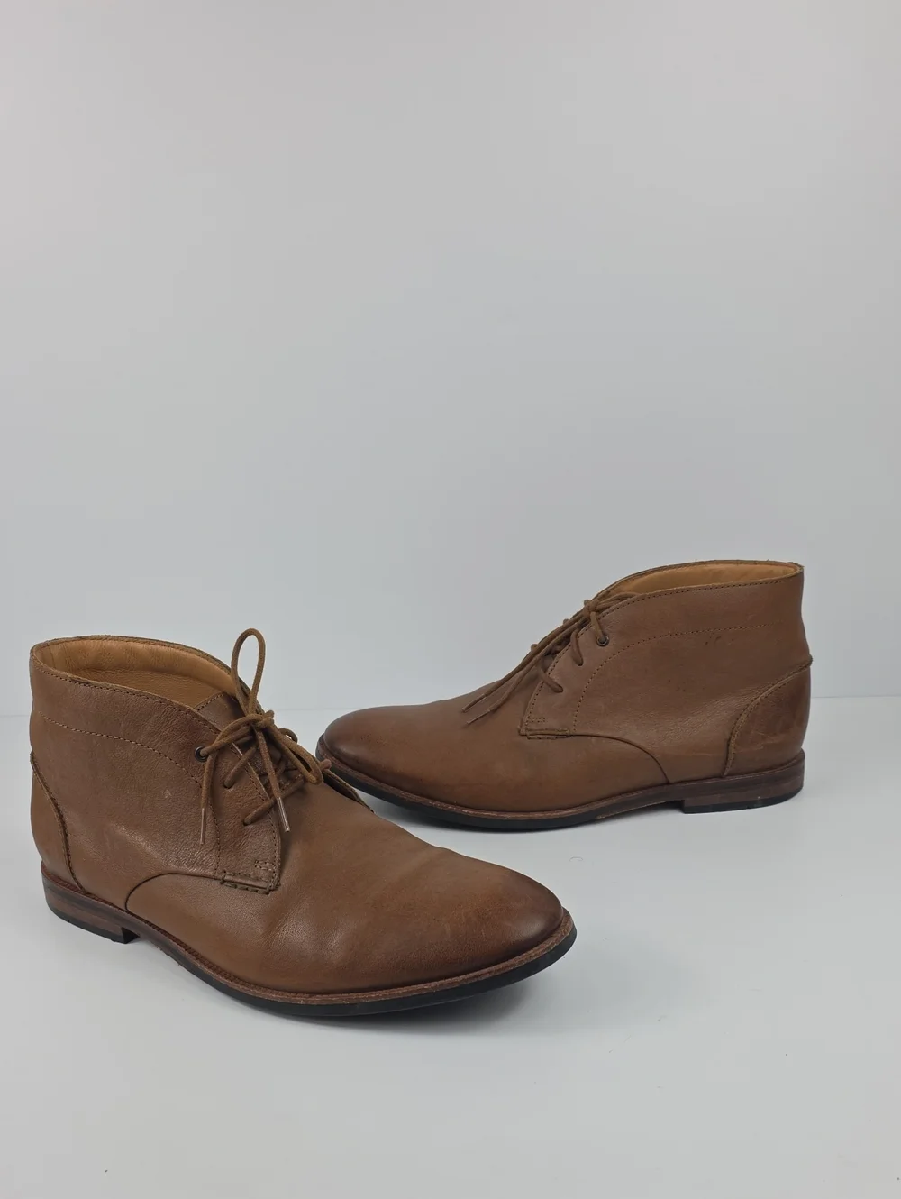 Clarks‎ Broyd Mid Tan leather Chukka Men's Boots Size 10